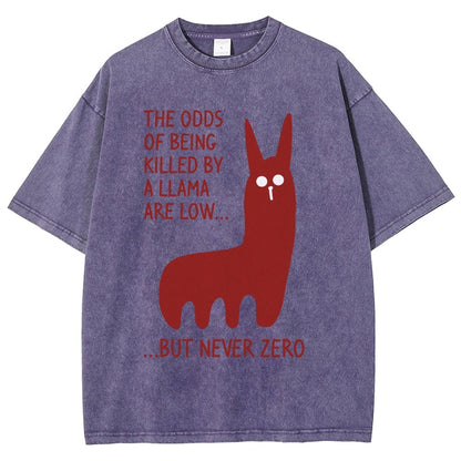 Killer Llama Vintage Distressed T-shirt
