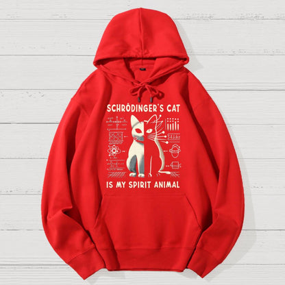 Schrodinger's Сat Science Geek Cotton Hoodie