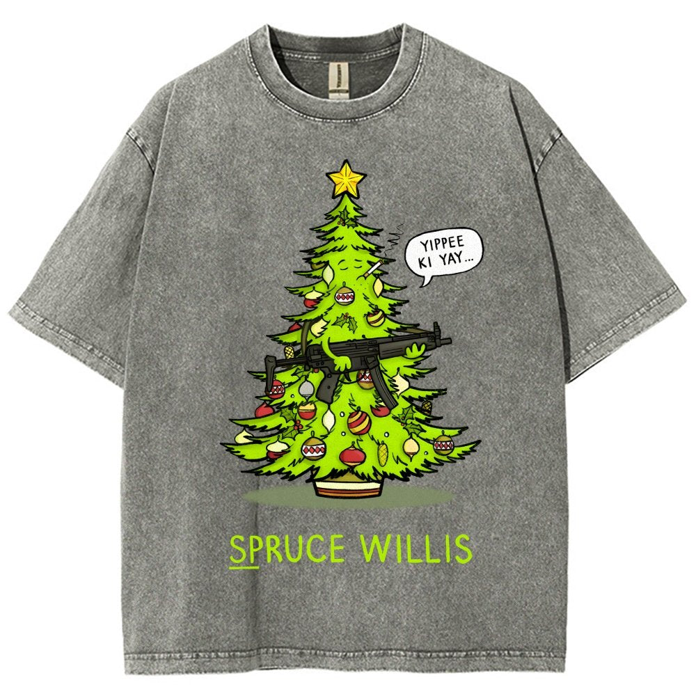 Yippee Ki Yay  Vintage Distressed T-shirt