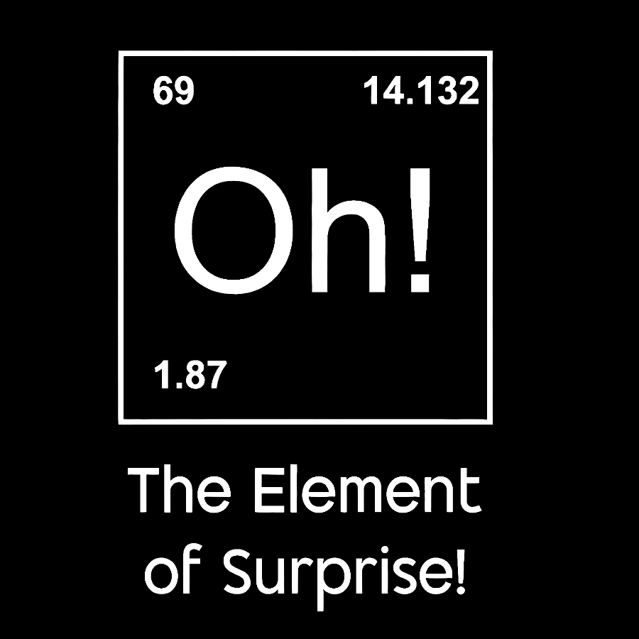 The Element of Surprise Oh! Geeky T-Shirt