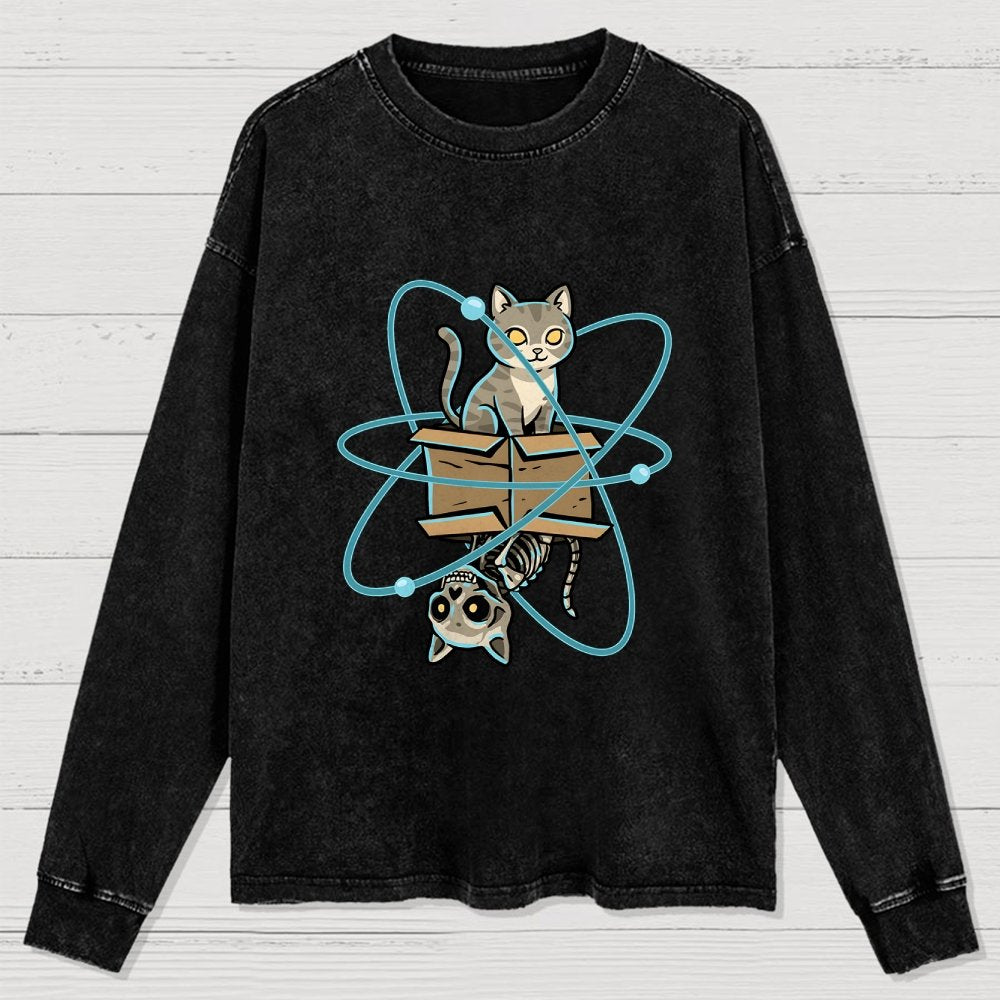 Schrodinger's Pet Washed Long Sleeve Tee