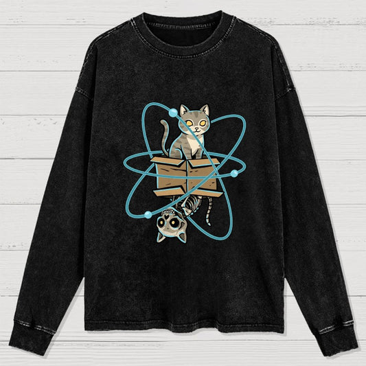 Schrodinger's Pet Washed Long Sleeve Tee