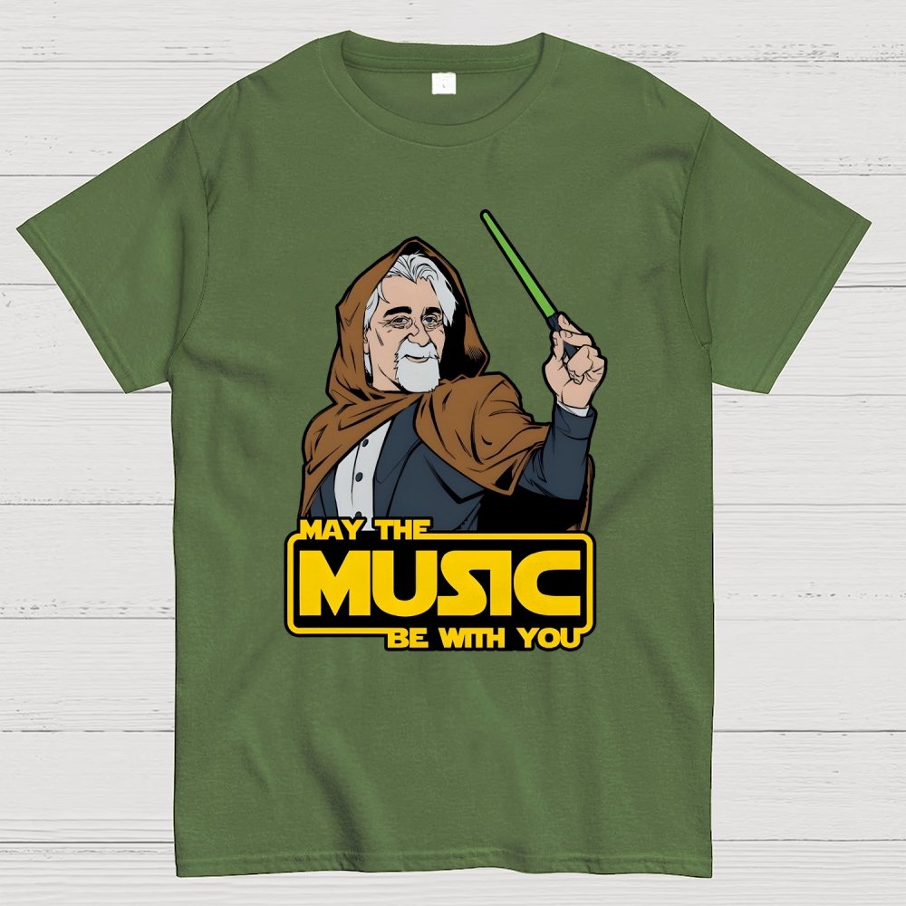May The Music Be With You Geek T-Shirt