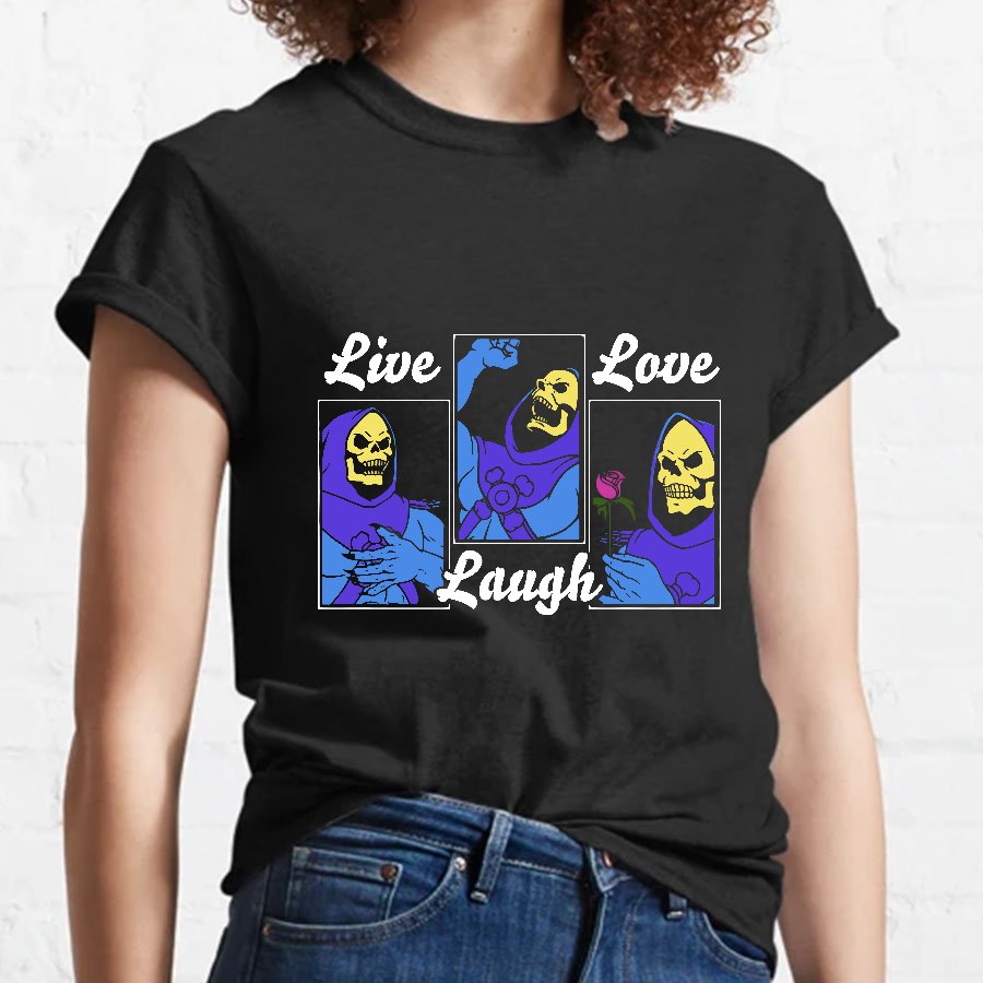 Live, Laugh, Love Geeky T-Shirt