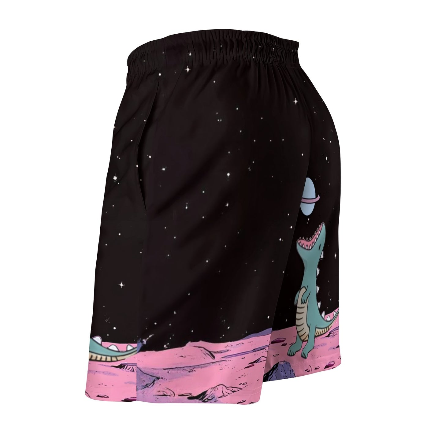 Dinosaurs Eat The Moon Geek Shorts
