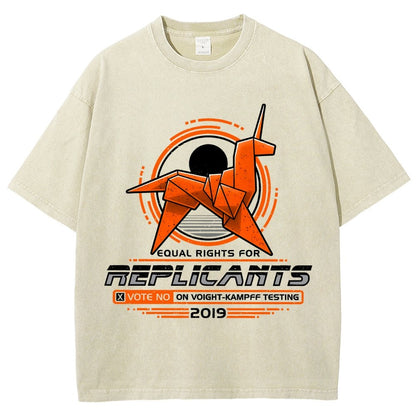 Equal Rights for Artificial Beings Vintage Distressed T-shirt