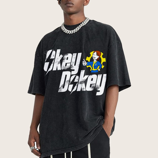 Okey Dokey Vintage Distressed T-shirt