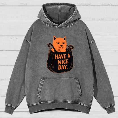 Have A Nice Day Vintage Distressed Hoodie