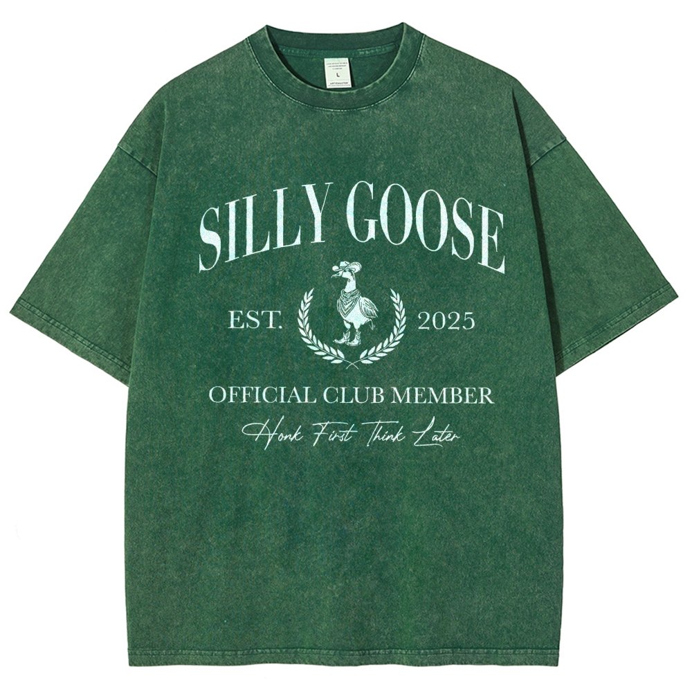 Silly Goose Official Club Vintage Distressed T-shirt
