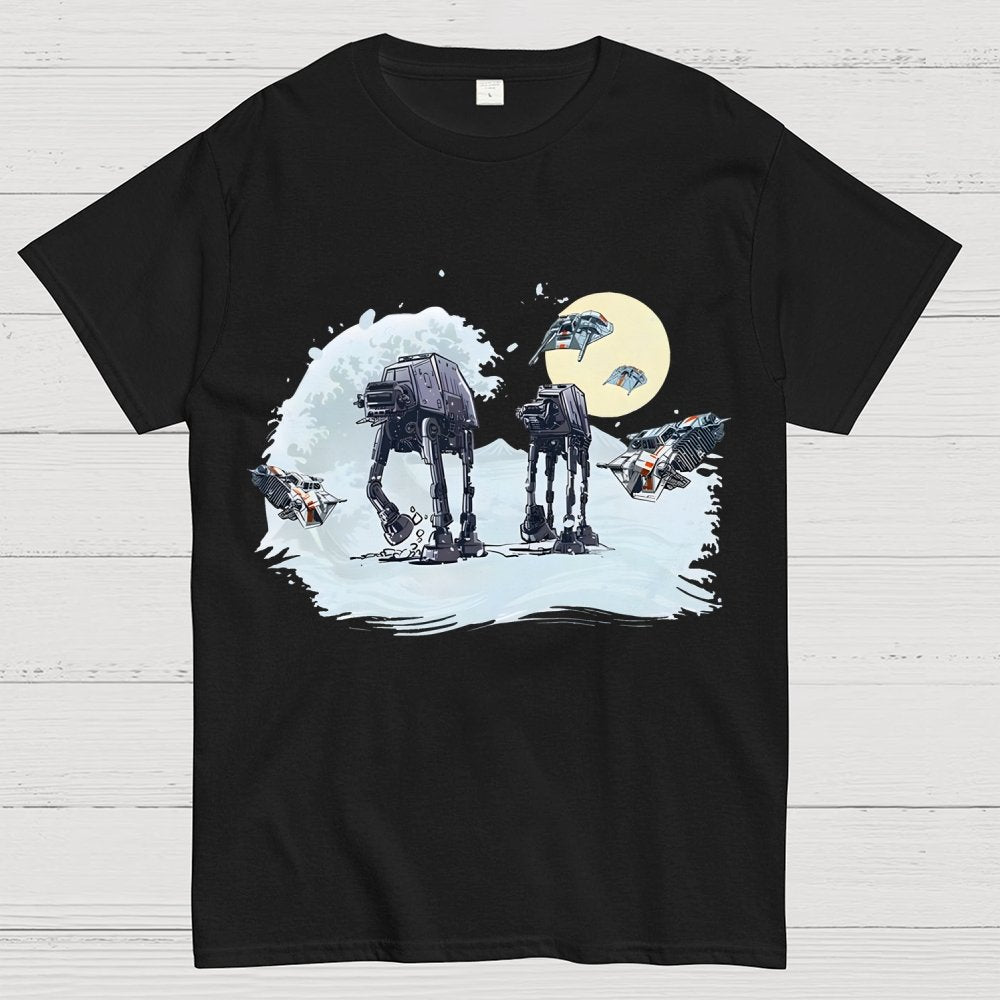The Great Wave of Snow Unisex Geek T-Shirt