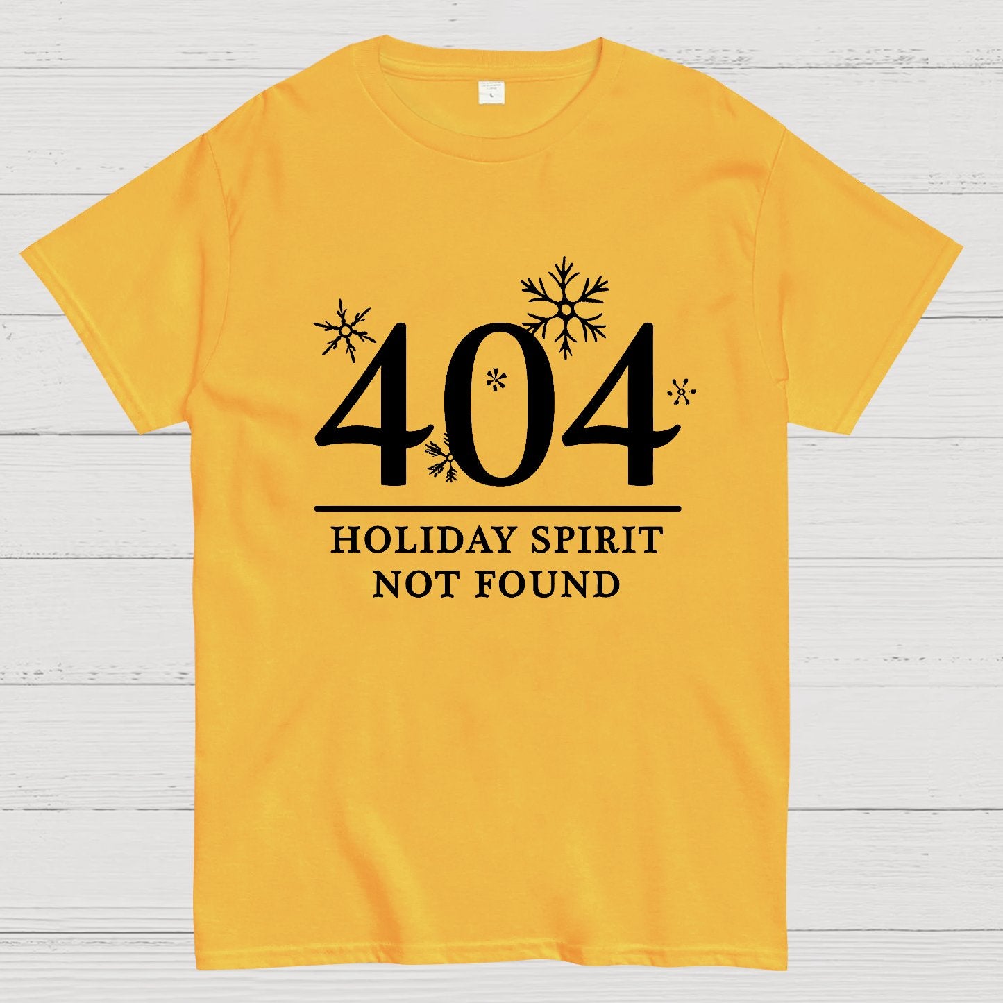 404 Holiday Spirit Not Found Geek T-Shirt