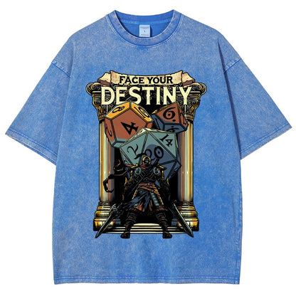 Face your destiny Vintage Distressed T-shirt