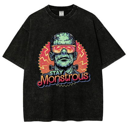 Stay Monstrous Vintage Distressed T-shirt