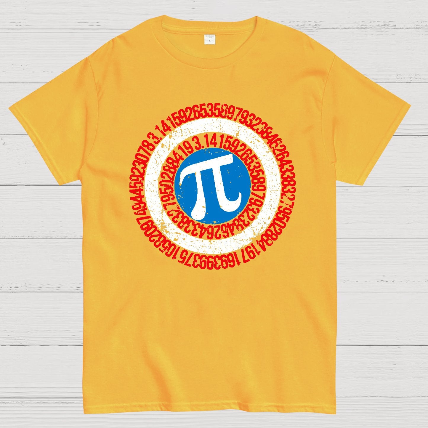 Pi Day Hero Shield Geek T-Shirt