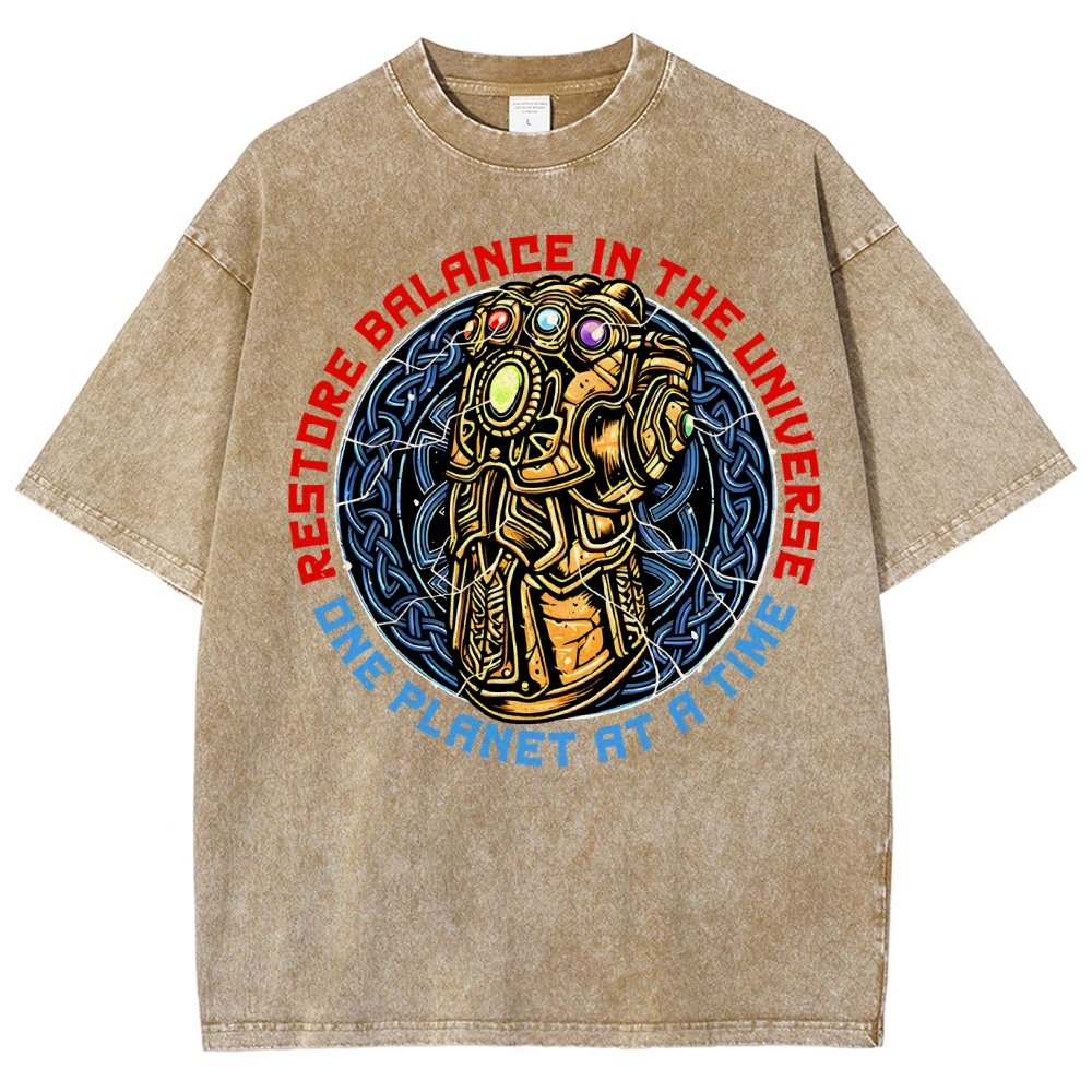 Restore Balance Vintage Distressed T-shirt