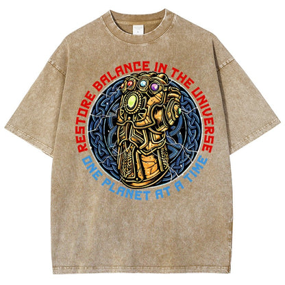 Restore Balance Vintage Distressed T-shirt