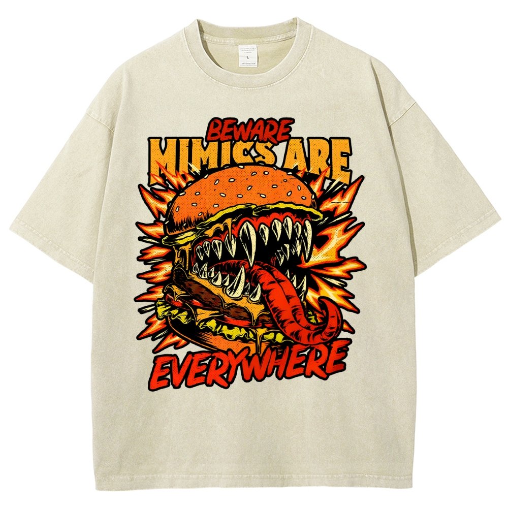 Mimics Are Everywhere Vintage Distressed T-shirt