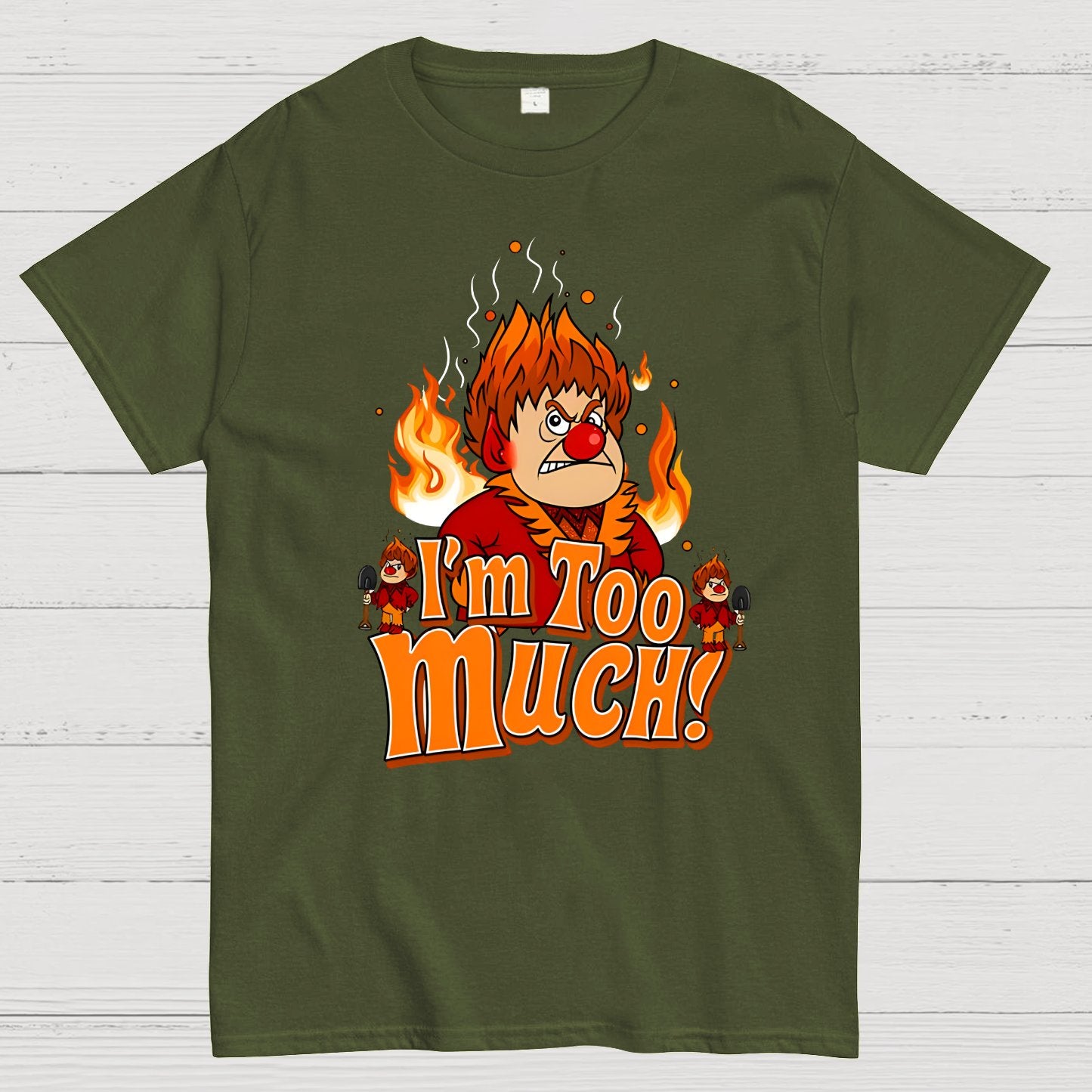 Mysterious Brothers' Christmas Matching  I'm Too Much Geek T-Shirt
