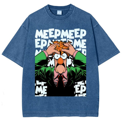 Meep Meep Vintage Distressed T-shirt
