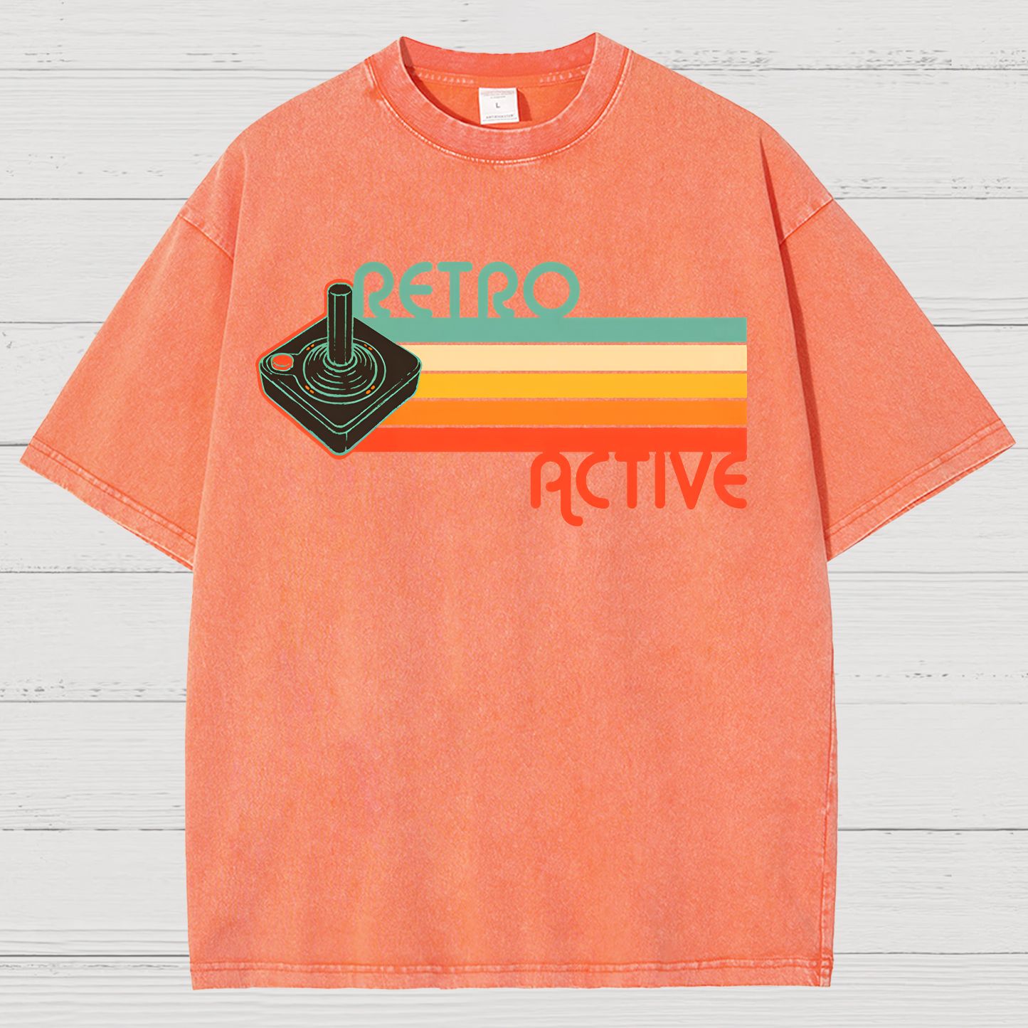 Retro Active Vintage Distressed T-shirt