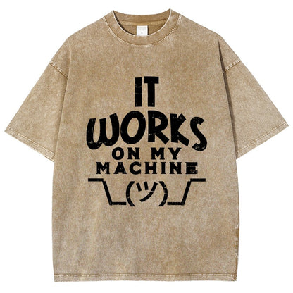 It Works on My Machine Vintage Distressed T-shirt