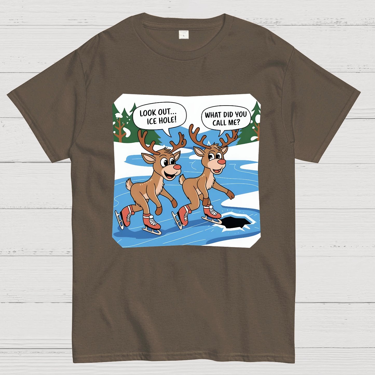 Look Out..Ice Hole, What Did You Call Me Funny Geek T-Shirt