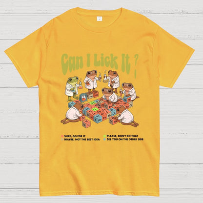 Can I Lick It Periodic Table Geek T-Shirt