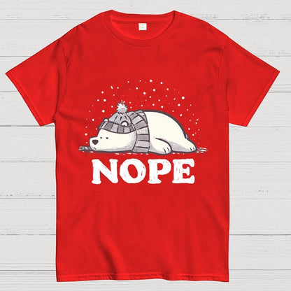 Nope, Too Cold for Anything Geek T-Shirt