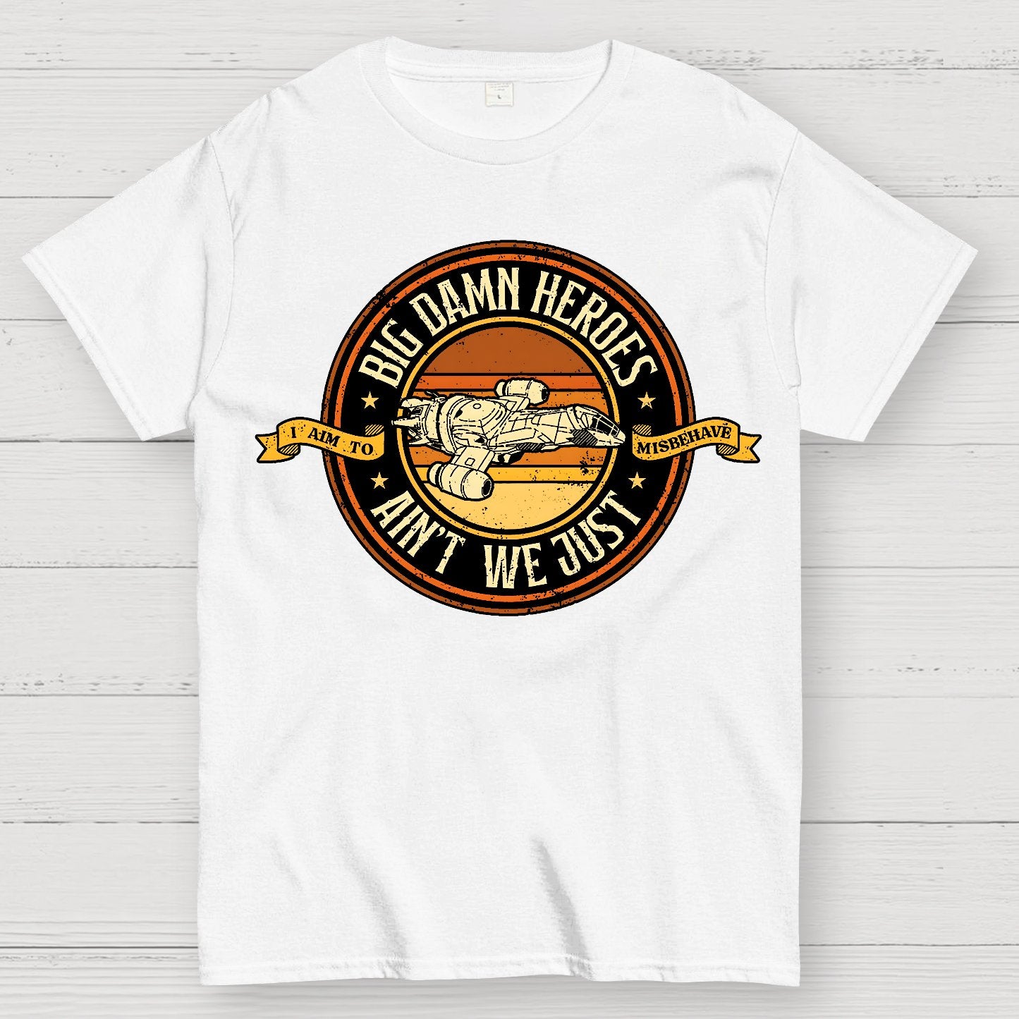 Big Damn Retro Heroes Geek T-Shirt