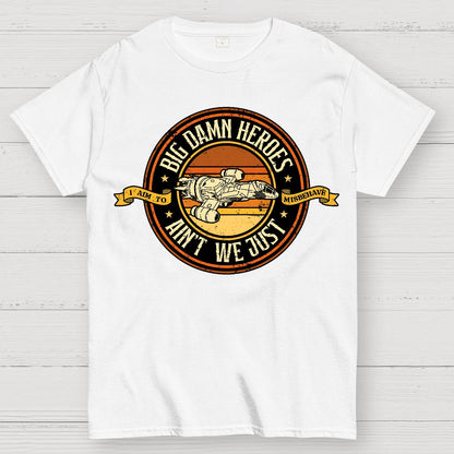 Big Damn Retro Heroes Geek T-Shirt