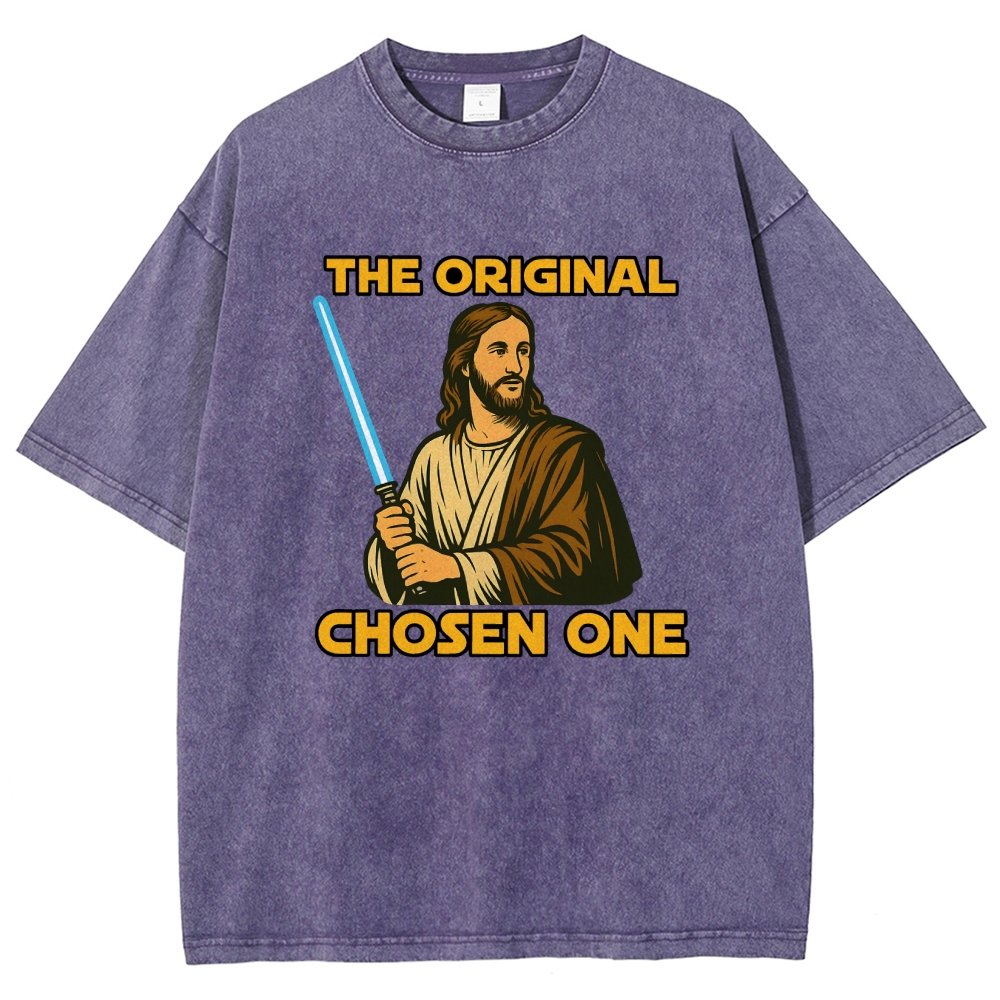 Jesus Christ The Original Chosen One Vintage Distressed T-shirt