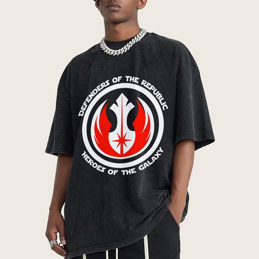 Protectors Of The Realm Heroes Of The Cosmos Vintage Distressed T-shirt