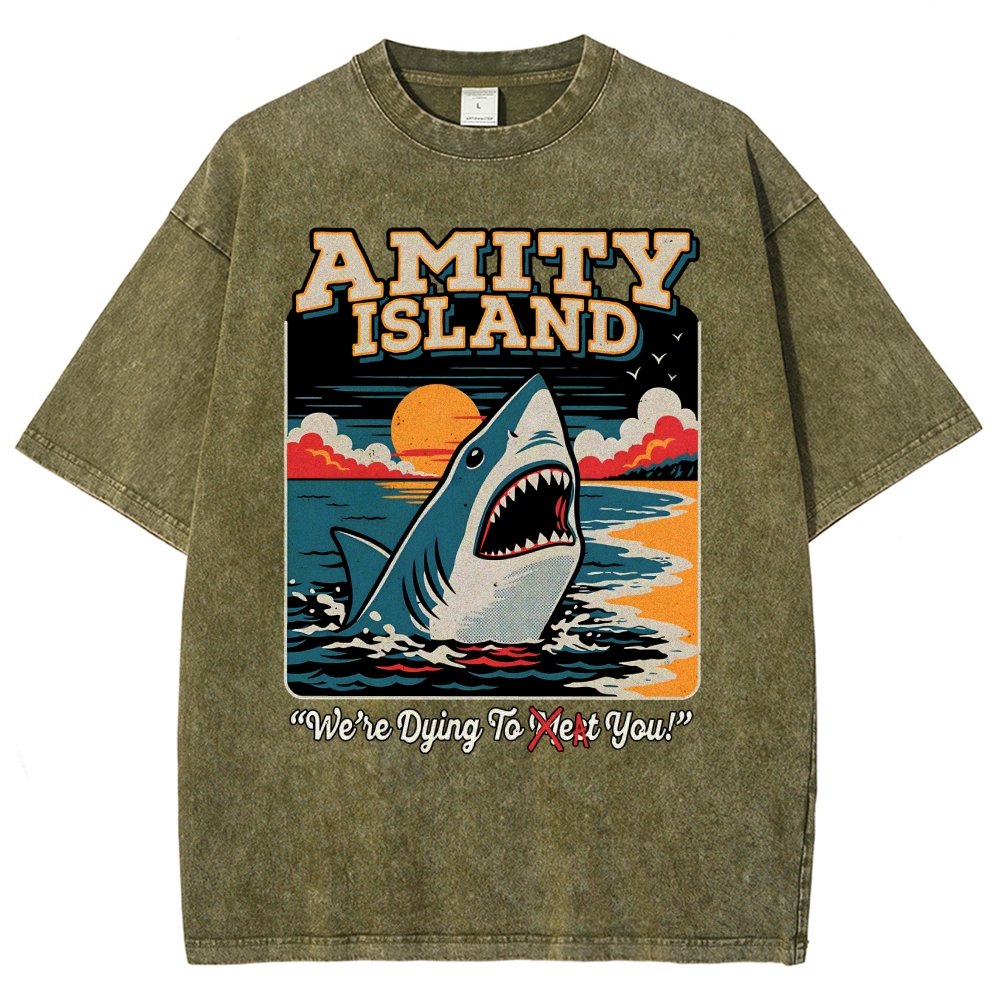 Dying to Eat You Vintage Distressed T-shirt