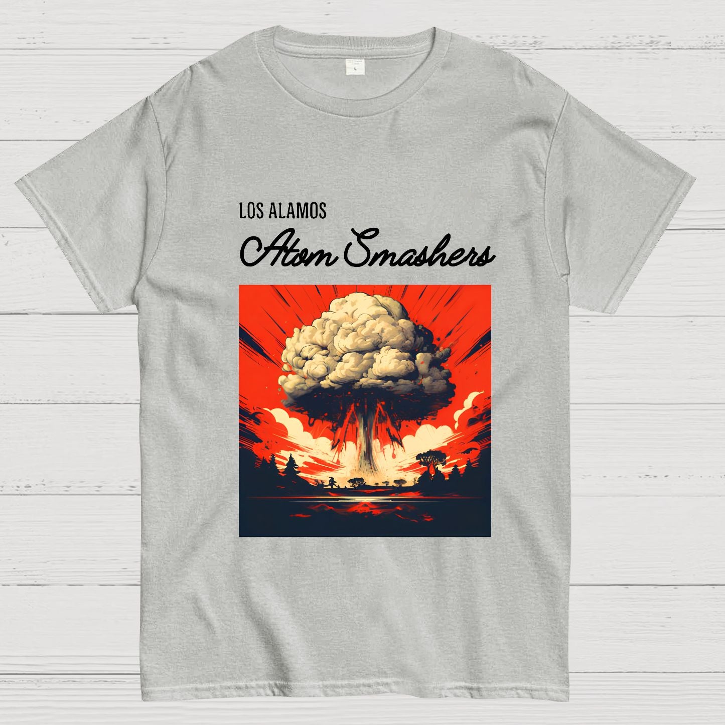 Los Alamos Atom Smashers Geeky T-Shirt