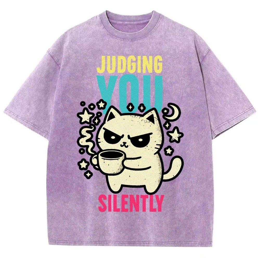 Judging You Vintage Distressed T-shirt