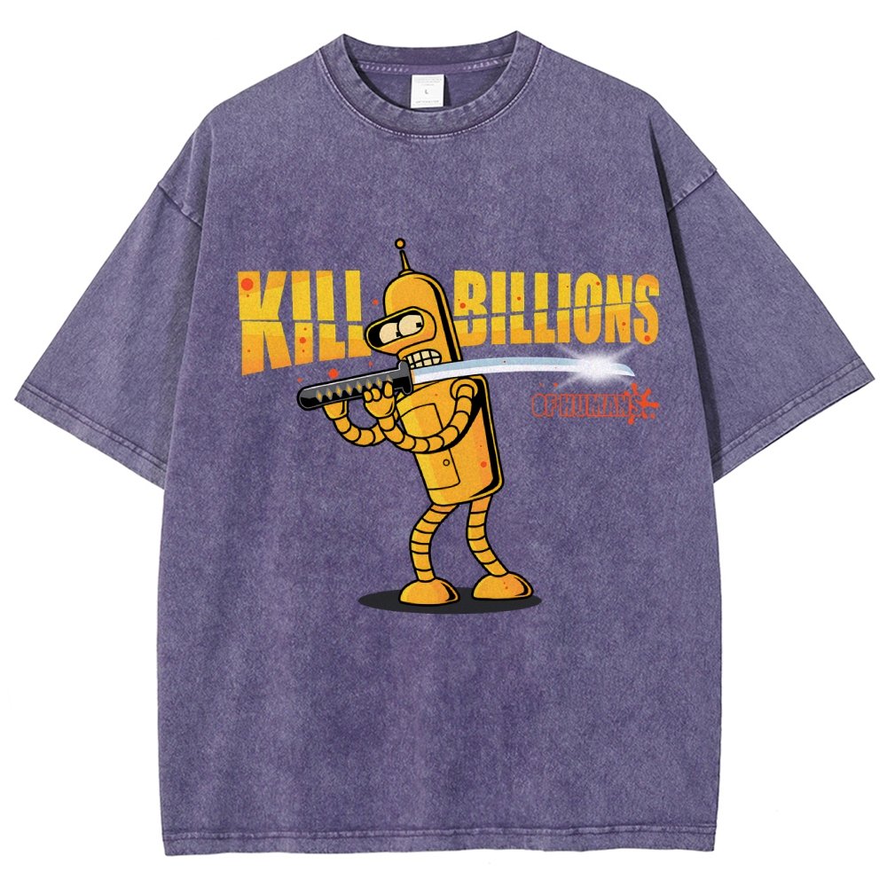 Kill Billions Vintage Distressed T-shirt