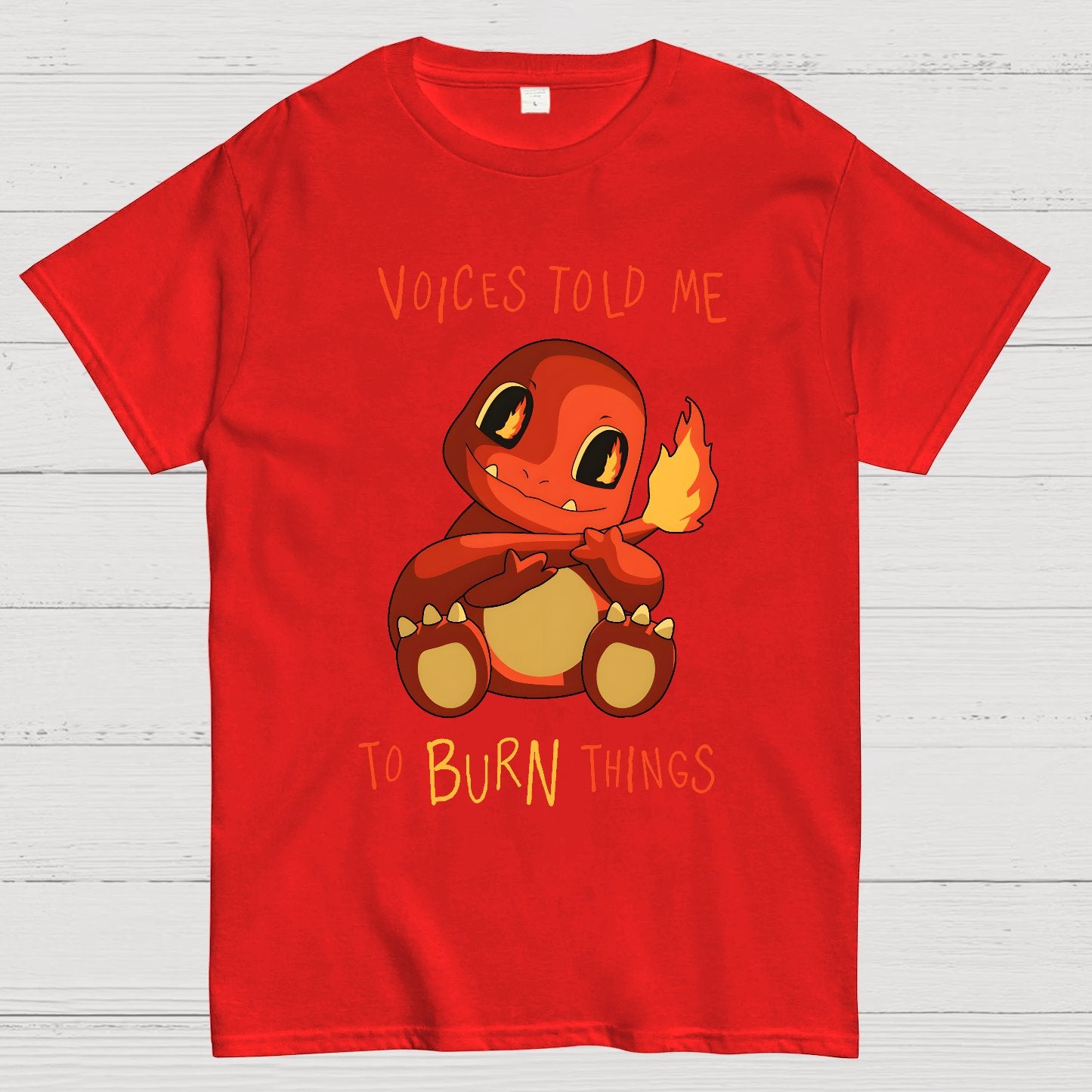 Game Voices Told me to Burn Things Geek T-Shirt