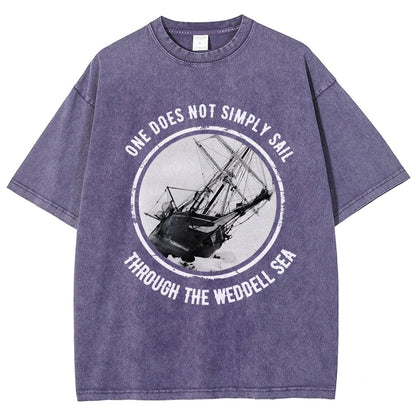 Shackleton Endurance Weddell Sea Vintage Distressed T-shirt