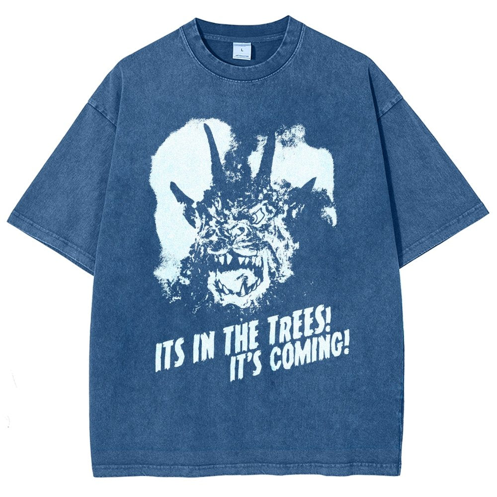 Night Of The Demon It's In The Trees ! Vintage Distressed T-shirt