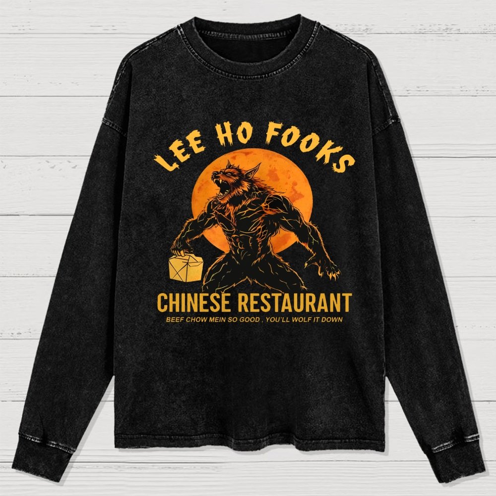 Lee Ho Fooks Washed Long Sleeve Tee