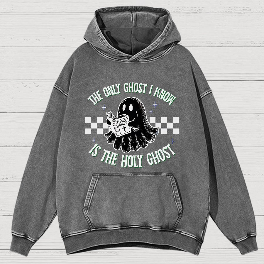 The Holy Ghost Vintage Distressed Hoodie