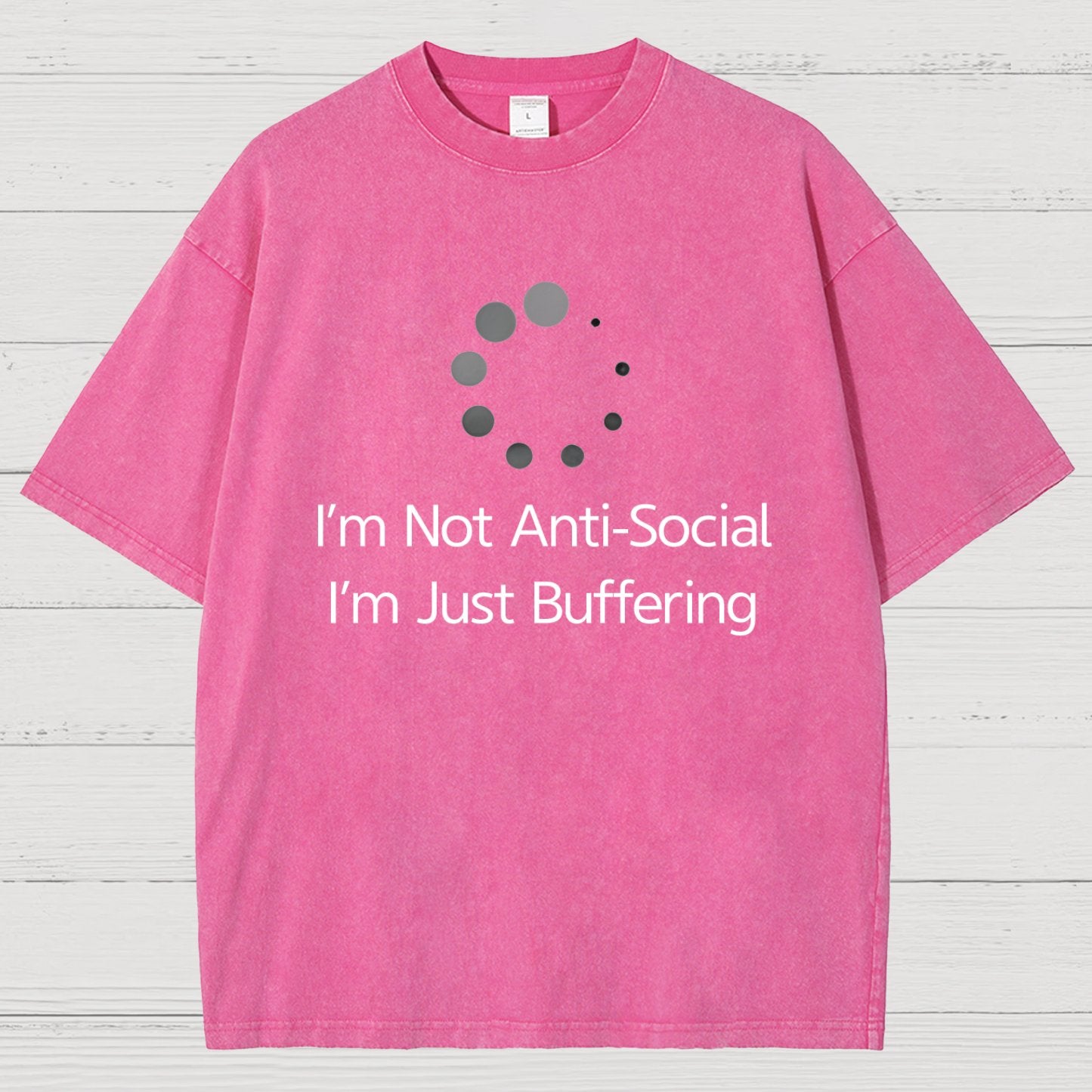 I'm Not Anti-Social, I'm Just Buffering Vintage Distressed T-shirt