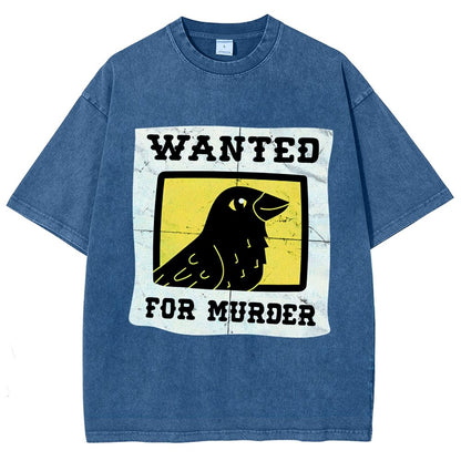 Crows Wanted Vintage Distressed T-shirt