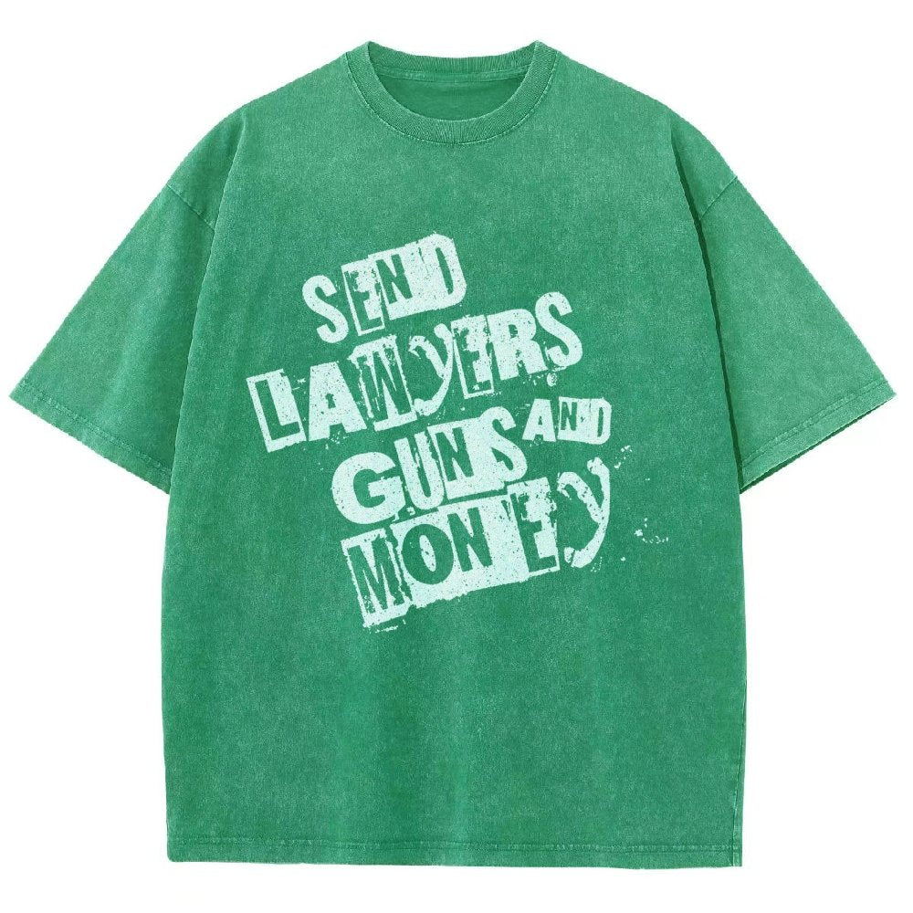 Send Lawyers Guns And Money Vintage Distressed T-shirt