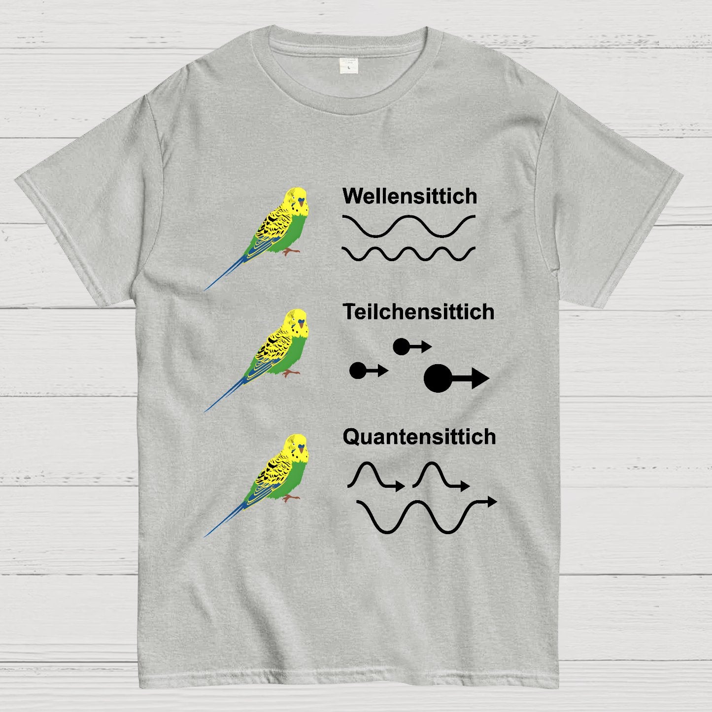 science Quantensittich Geek T-Shirt