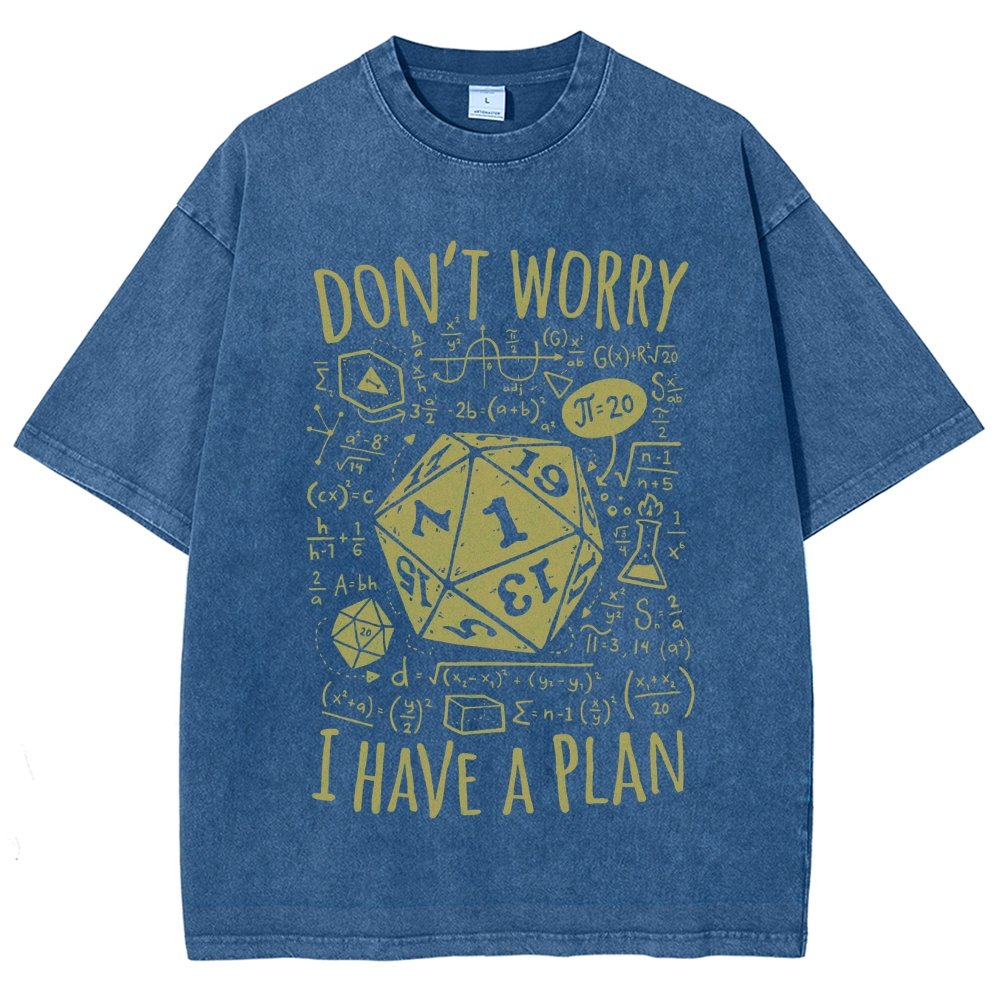 I Have A Plan Vintage Distressed T-shirt