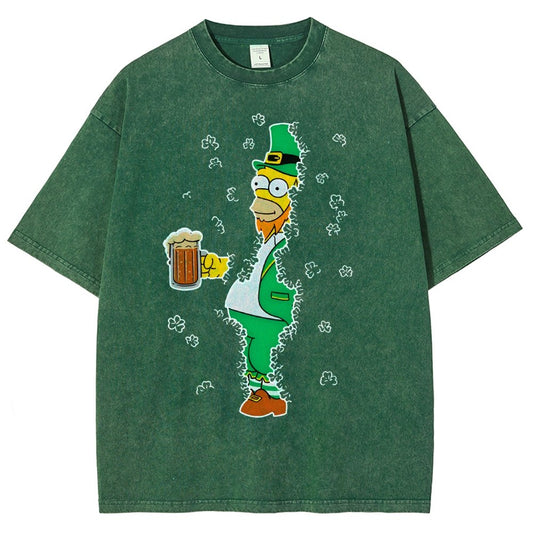 Into the Clovers-St. Patrick's Day Vintage Distressed T-shirt