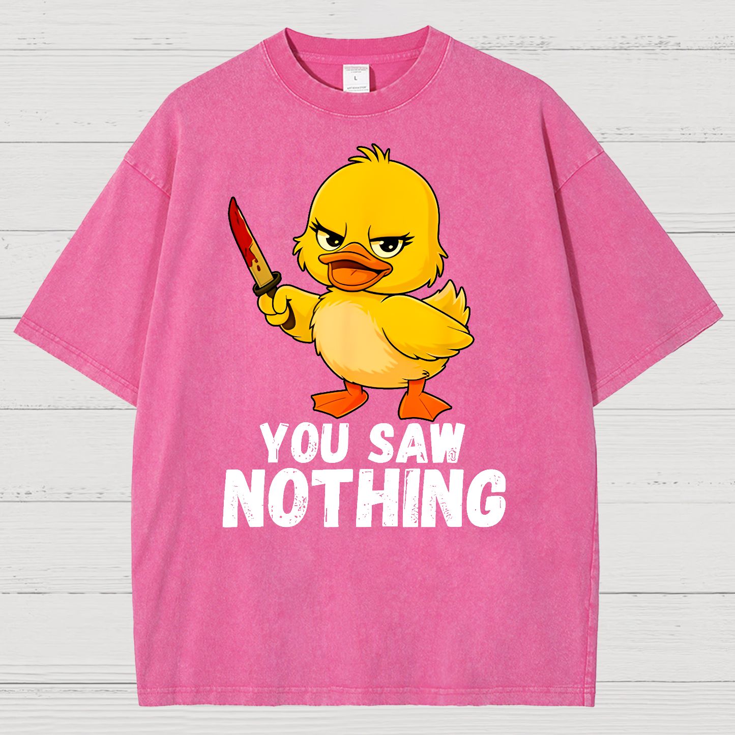 You Saw Nothing Vintage Distressed T-shirt