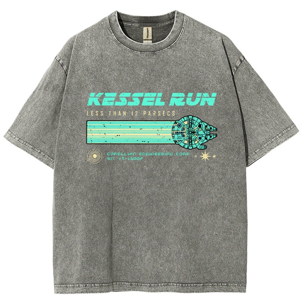Retro Vintage Parsecs Vintage Distressed T-shirt