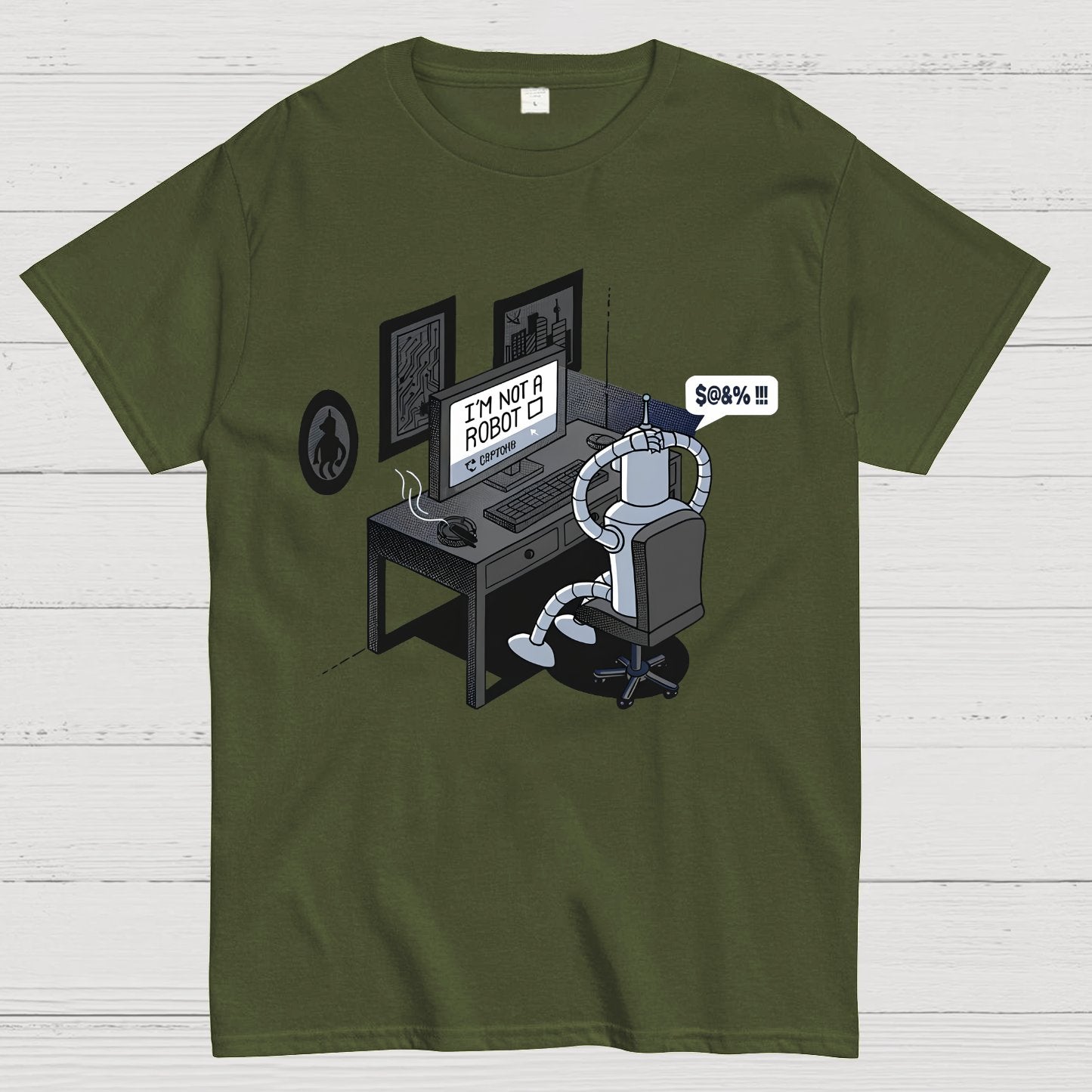 Robot Problems Nerdy T-Shirt